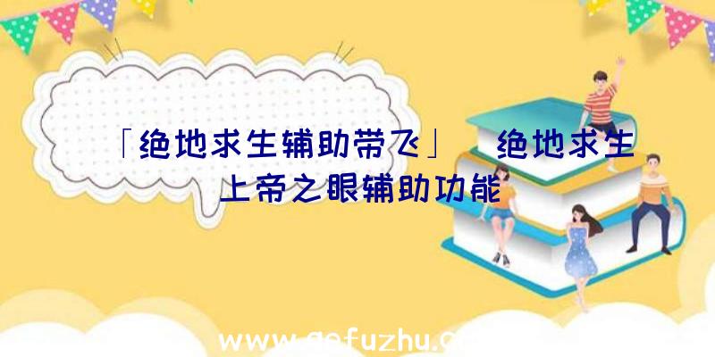 「绝地求生辅助带飞」|绝地求生上帝之眼辅助功能